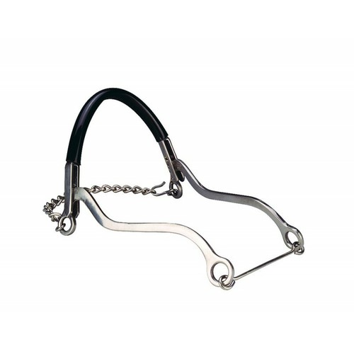 Hackamore schwarz mit - , rundem