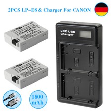 2× LP-E8 Akku + Dual
