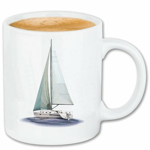 Kaffeetasse segelboot - kaffeetasse,
