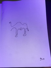 Druckgrafik „Lama“ nach