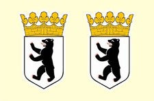 2 Stück Wappen Aufkleber