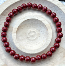 Rotes Zinnober Armband
