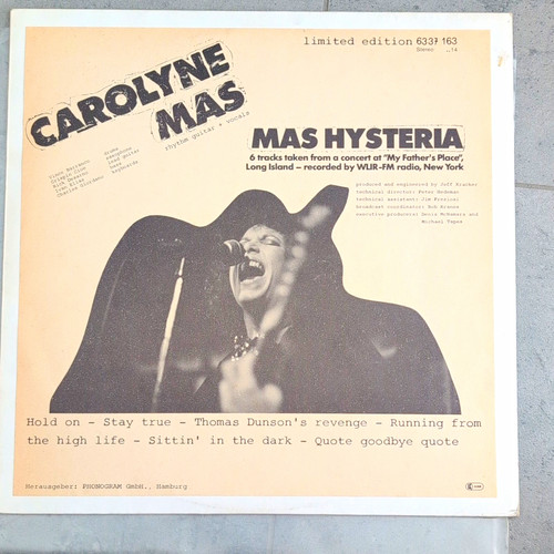 Carolyne mas hysteria - mas,