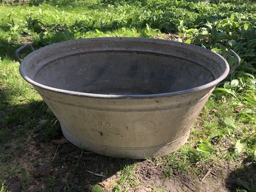 Alte zink badewanne liter - badewanne,
