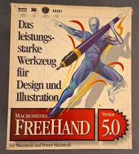 RARITÄT - Macromedia Freehand 5.0 - Deutsch - für Macintosh unf Powermacintosh