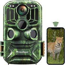 Usogood Wildkamera WiFi 24MP 1296P Trail Kamera mit Infrarot Nachtsicht Bewegung
