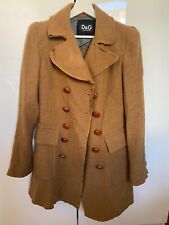 Dolce&Gabbana Mantel Beige wolle S D&G