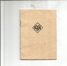 DDR Mitgliedsbuch Verband der Kleingärtner, Siedler und Kleintierzüchter Berlin