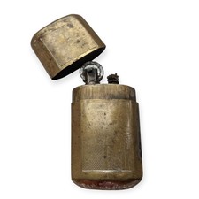 Messing Petrol Benzinfeuerzeug aus Kriegszeit Militär Feuerzeug WW2 Erbstück 