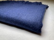 Blauer Schal Kaschmirwolle