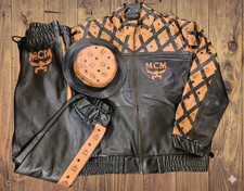 Vintage MCM schwarz Leder