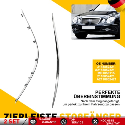 Zierleiste stoßfänger - 4x,