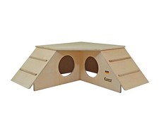 Winkelkletterburg mit Rampen