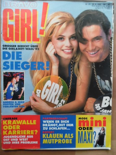 Bravo girl 9 1992 - girl,