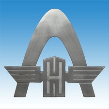 Hanomag Rheinstahlbogen Kühleremblem Emblem groß  Brillant Robust  Schlepper