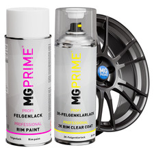 Felgenlack Anthrazit Metallic 2K Felgenklarlack matt Spraydose Autolack 400ml