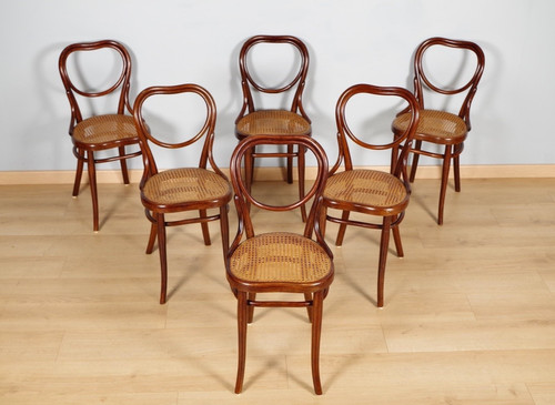 Suite mit stühlen thonet - suite, 6