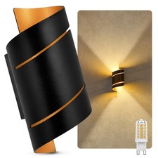 Wandleuchte VYRA schwarz Up