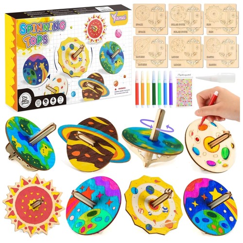 Holzkreisel bastelset kinder - bastelset,