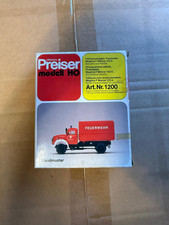 Preiser 1200 Bausatz Feuerwehr
