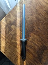 IOXIO  Keramik Wetz Stab DUO OVAL, 2 Körnungen Messer Schärfer Schleif Stab LANG