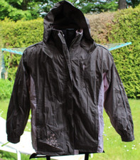 TCM Hell Olive Jacke mit rosa Fleece 2 in 1 gr.146  Neu Funktionsjacke