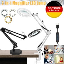 72 LED Lupenleuchte 10 Dioptrien 2-in-1 Arbeitsleuchte Lupenlampe Lupe Kaltlicht