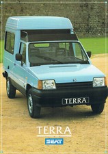 Prospekt Seat Terra von 9.1988 + Preisliste + Austattung YS1