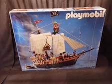 3750 Playmobil Piratenschiff, 70er Jahre Originalkarton und Anleitung Vintage...