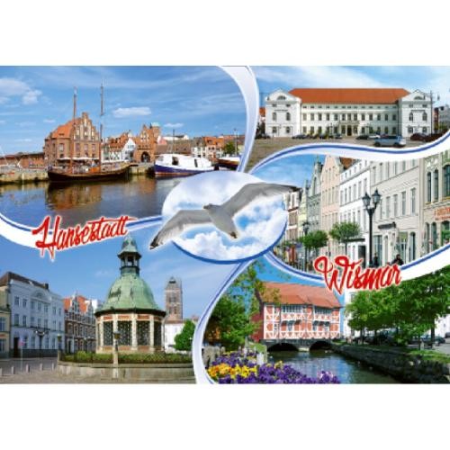 Wismar postkarte ansichtskarte - postkarte,