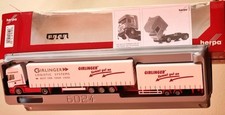 Herpa 154802 Scania R TL Gardinenplanen-Eurocombi "Girlinger"