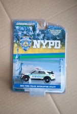 Greenlight 2023 Ford Police Interceptor Utility 1:64 New York City Police NYPD