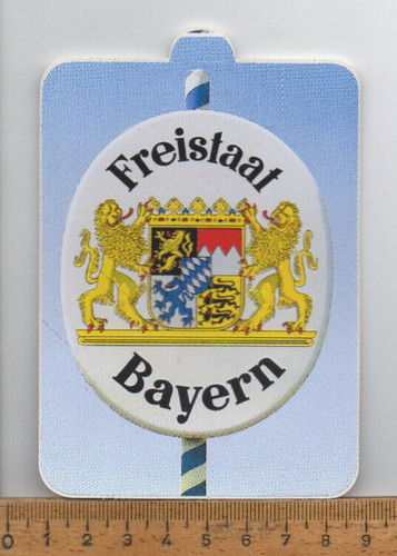 Alter aufkleber freistaat - aufkleber,