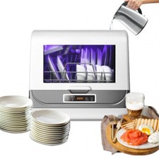 Mini Geschirrspüler 5L Spülmaschine Tischgeschirrspüler 45cm Freistehen 800W DE