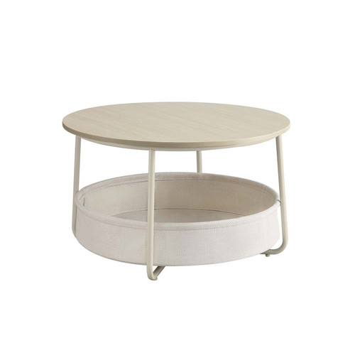Couchtisch rund mit korb - rund,