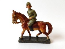 12) LEYLA, gut erhaltener Wehrmacht - Soldat aus den 1930er Jahren als Reiter