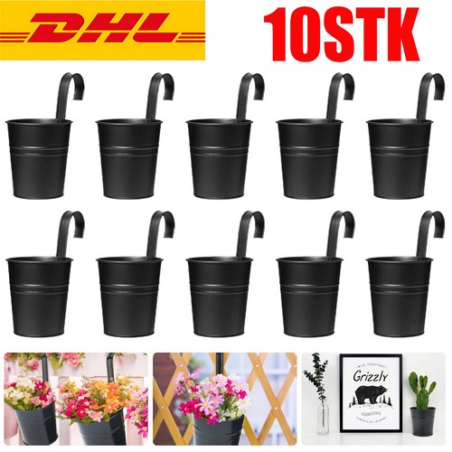 10x hängetopf blumentopf - hängetopf,