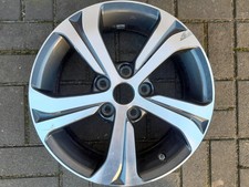 1x Alufelge 16 Zoll 6.5" 5x114.3 40ET Glanz Schwarz Nissan Qashqai Primera P12