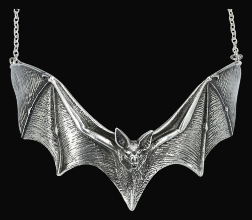Gothic fledermaus halskette - halskette,