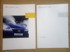 Prospekt Opel Speedster Turbo