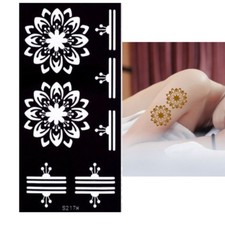 Henna Tattoo Schablone