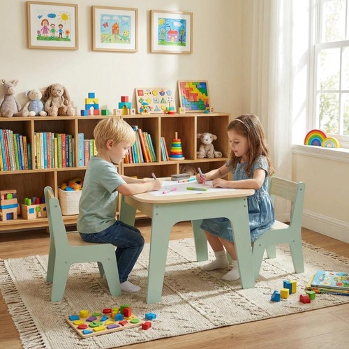 Kinder tisch mit - kinder, stühlen