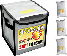 EXTRON FIREBALLS Soft Tresor Modellbau LiPo-Safety-Bag Aufbewahrung Transport