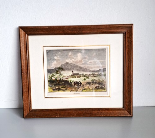 Antiker holzstich - antiker,