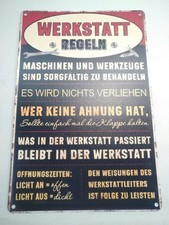 Schild Blechschild 20x30cm