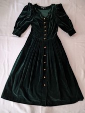 Samt Dirndl grün, Größe 36