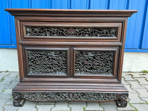 Indonesische kommode aus teak - aus,