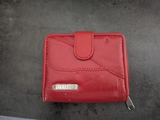 STEFANO Damen Geldbörse Portemonnaie Rot – Lederoptik