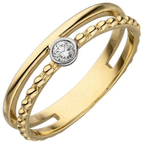 Ring damenring reihig mit - ring,