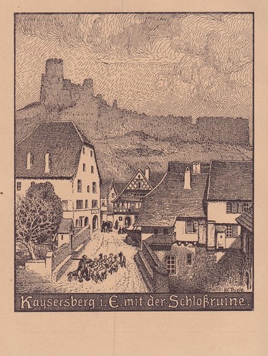 Kaysersberg elsass mit der - ,
